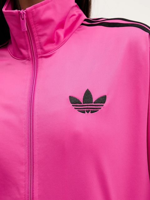 adidas Originals bluza Firebird damska kolor różowy z aplikacją JX7866