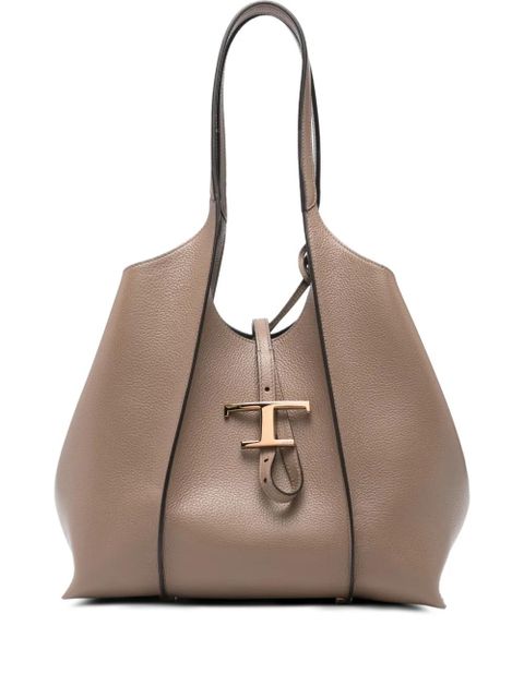 Tod's small T Timeless tote bag - Brown - zdjęcie produktu nr 1