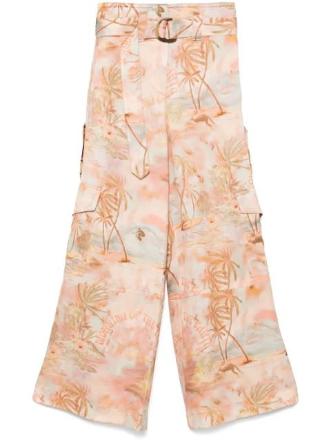 ZIMMERMANN Illuminate cargo pants - Orange - zdjęcie produktu nr 1