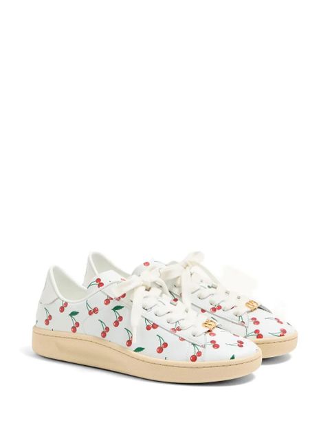 Valentino Garavani Royco cherryfic-print sneakers - White - zdjęcie produktu nr 2