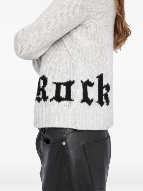 Zadig&Voltaire Nalma high-neck sweater - Grey