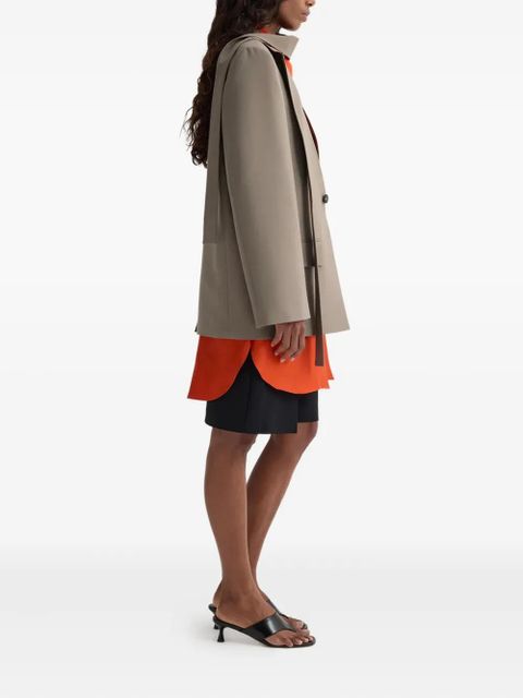 Róhe Deconstructed belted blazer - Brown