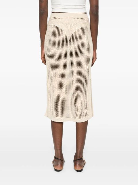 MC2 Saint Barth Darline midi skirt - Neutrals