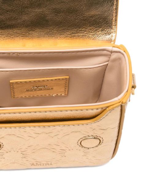 AMIRI nano MA Quad mini bag - Gold