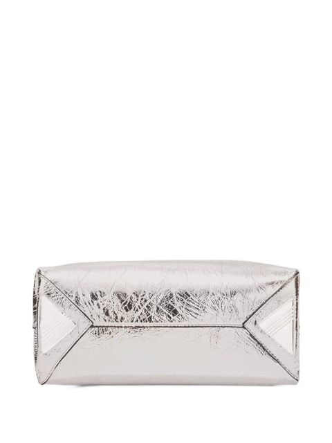 The Attico small Day Off clutch bag - Silver