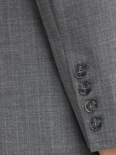 Herskind marynarka z domieszką wełny Lilith kolor szary dwurzędowa gładka 5409134