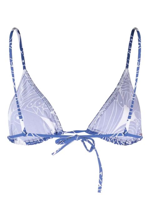 ERES Carlos bird-print bikini top - Blue - zdjęcie produktu nr 2
