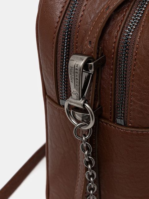 Weekend Max Mara torebka skórzana PALOS kolor brązowy 2525516085600