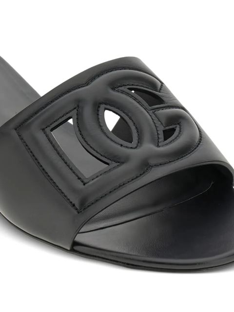 Dolce & Gabbana logo-detail sandals - Black - zdjęcie produktu nr 2