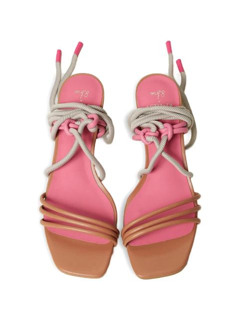 TWINSET x Myfo colour-block sandals - Neutrals - zdjęcie produktu nr 2