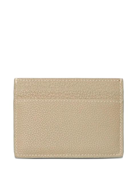 Burberry logo-plaque leather card holder - Neutrals - zdjęcie produktu nr 2