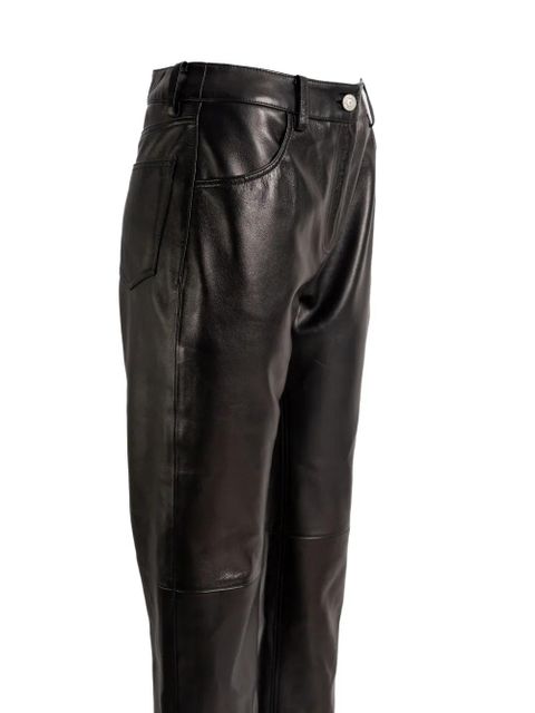 Magda Butrym leather panel trousers - Black