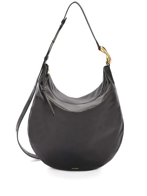 Jil Sander medium Moon leather shoulder bag - Black - zdjęcie produktu nr 1
