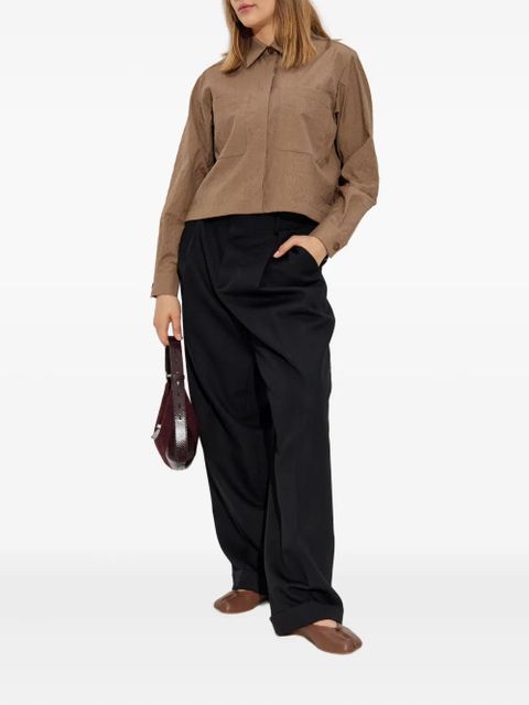 Max Mara textured pocket shirt - Brown - zdjęcie produktu nr 2