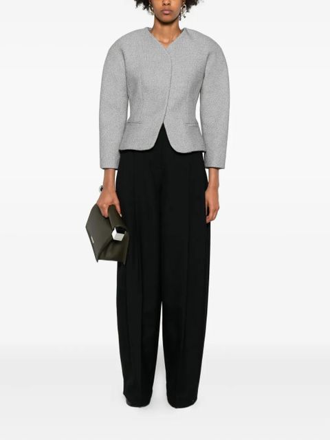 Jacquemus pleated-front trousers - Black - zdjęcie produktu nr 2