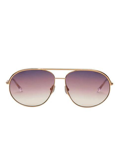 Isabel Marant Eyewear Tymo sunglasses - Gold - zdjęcie produktu nr 1