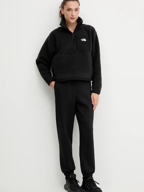 The North Face bluza Yumiori Off damska kolor czarny gładka NF0A8EV0JK31 - zdjęcie produktu nr 2