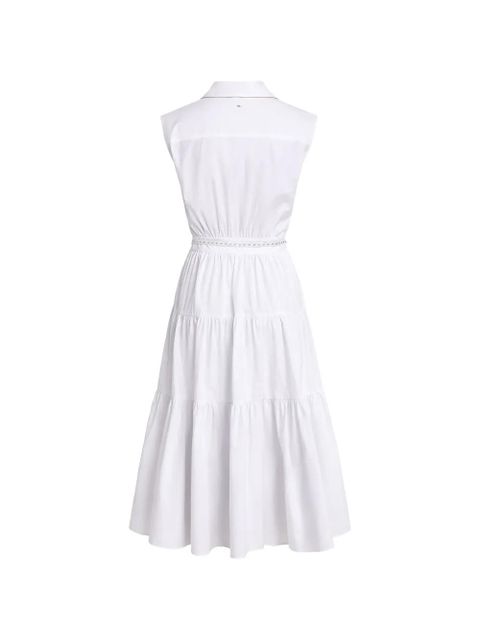 Michael Kors belted cotton midi dress - White - zdjęcie produktu nr 2