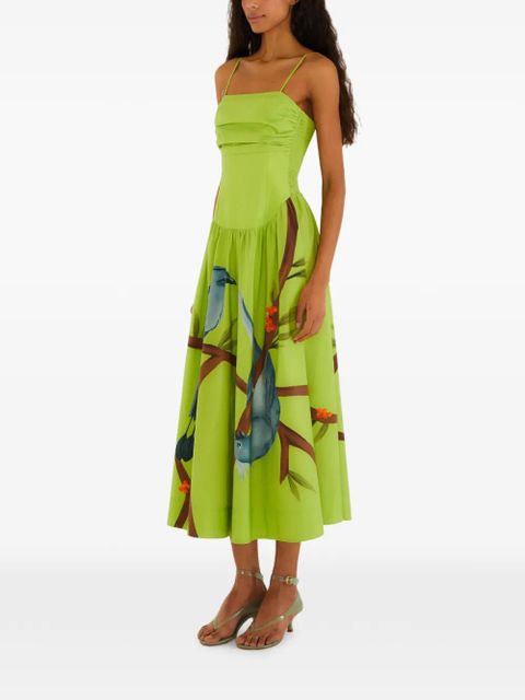 FARM Rio printed strap dress - Green - zdjęcie produktu nr 1