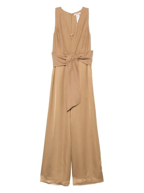 TWINSET logo-plaque midi dress - Brown - zdjęcie produktu nr 1