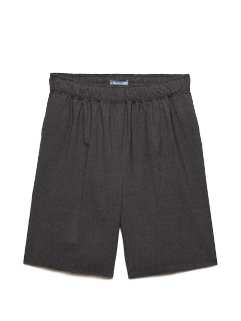Prada light wool bermudas - Grey - zdjęcie produktu nr 1