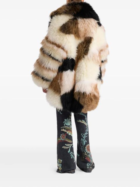 ETRO patchwork coat - Neutrals