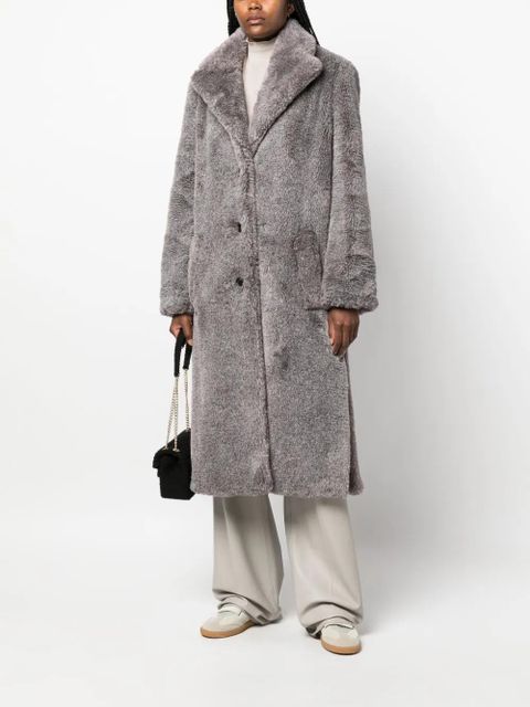 Zadig&Voltaire Monaco faux-fur coat - Grey