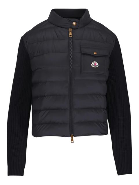 Moncler padded wool-blend puffer jacket - Black - zdjęcie produktu nr 1