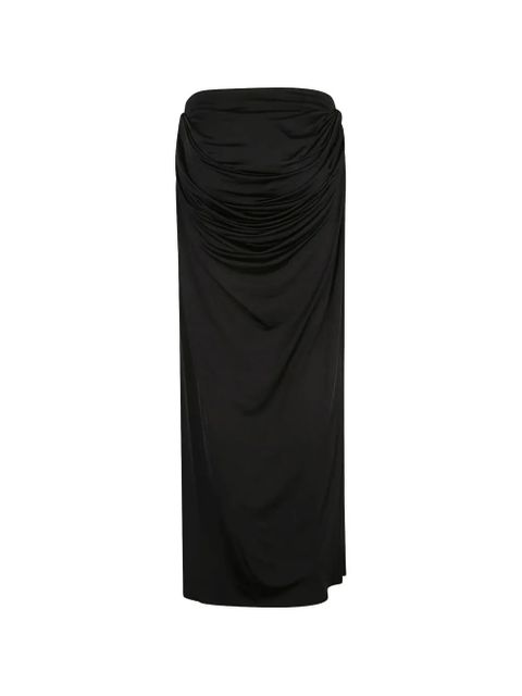 Magda Butrym draped maxi skirt - Black - zdjęcie produktu nr 2