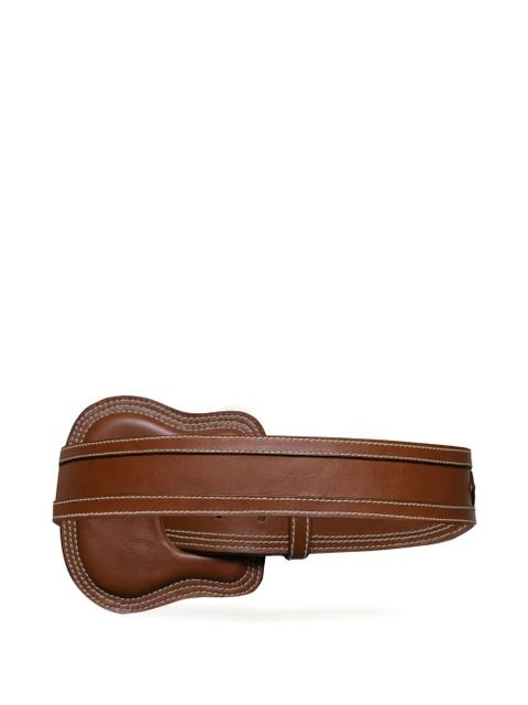 Johanna Ortiz Military Prowess buckle belt - Brown