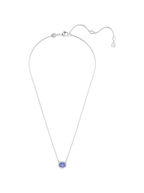 Swarovski Constella oval-pendant necklace - Silver - zdjęcie produktu nr 1