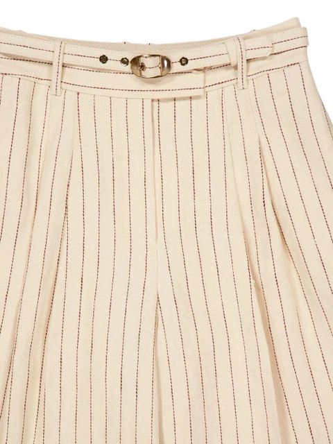 ZIMMERMANN pinstripe belted trousers - Neutrals - zdjęcie produktu nr 2