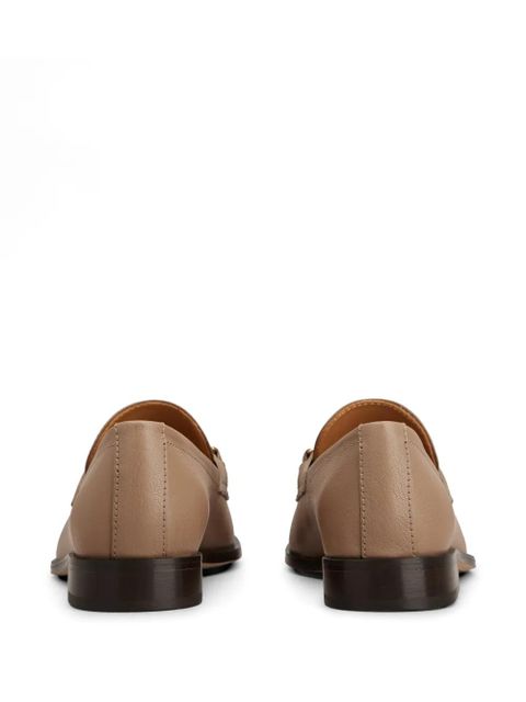 Tod's gold-tone hardware loafers - Brown