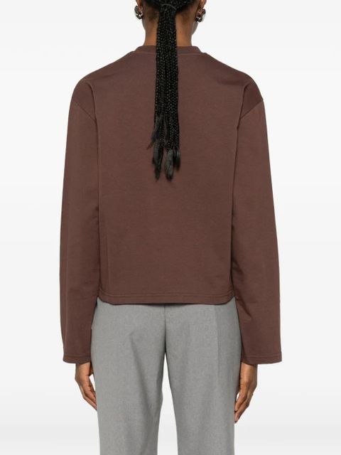 Jil Sander long-sleeve T-shirt - Brown