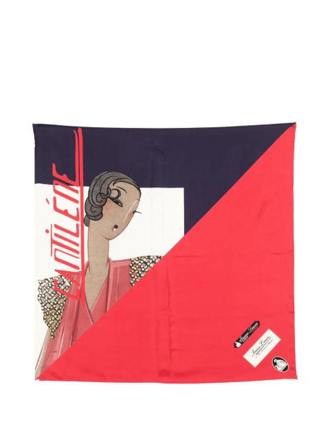 Lanvin graphic-print scarf - Red - zdjęcie produktu nr 1