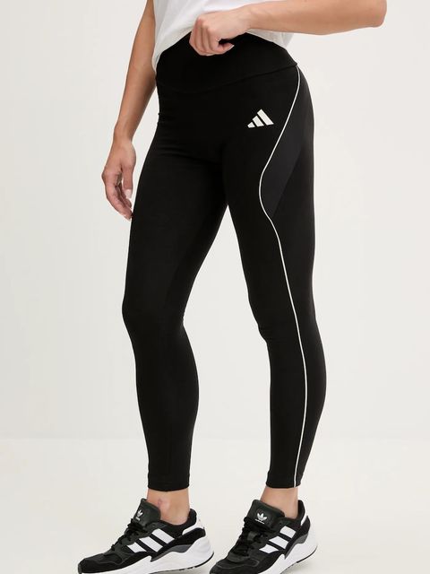 adidas legginsy Stadium damskie kolor czarny z aplikacją JL7000 - zdjęcie produktu nr 1
