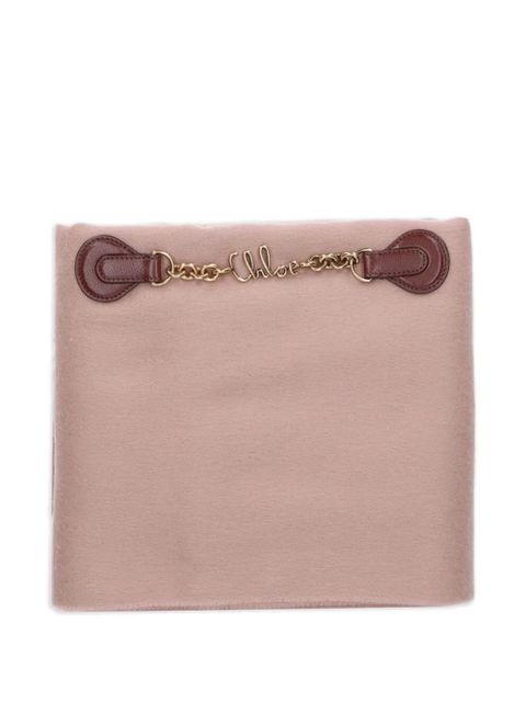 Chloé chain-embellished scarf - Pink - zdjęcie produktu nr 2