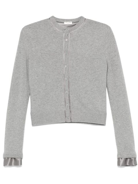 Saint Laurent wool cardigan - Grey