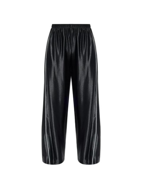 Alexander Wang elasticated-waistband trim-detal trousers - Black - zdjęcie produktu nr 1