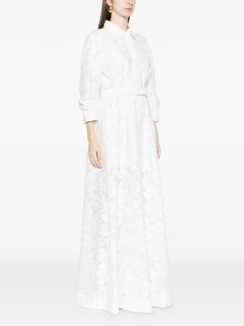 Simkhai floral belted maxi dress - White