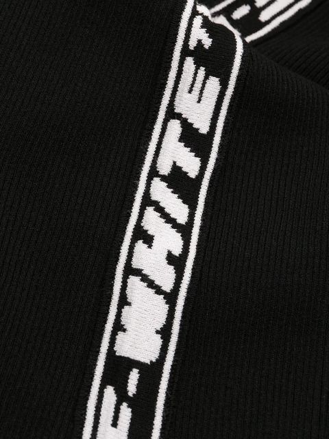 Off-White fitted polo dress - Black