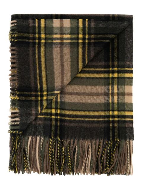 Saint Laurent checked scarf - Black - zdjęcie produktu nr 2
