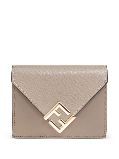 FENDI FF Diamonds leather wallet - Neutrals - zdjęcie produktu nr 1