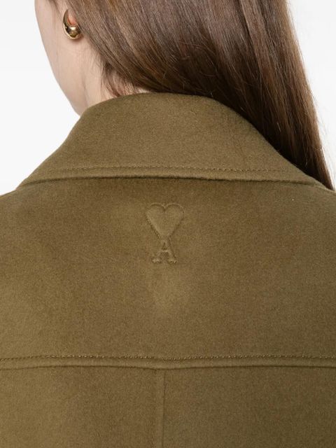 AMI Paris button pocket jacket - Green