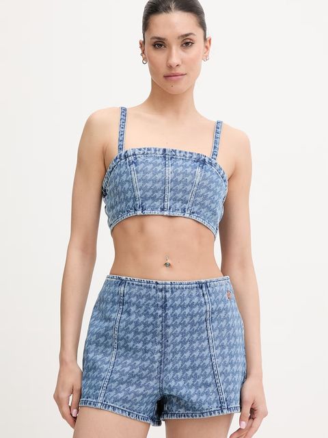 Perfect Moment crop top damski jeansowy - zdjęcie produktu nr 1