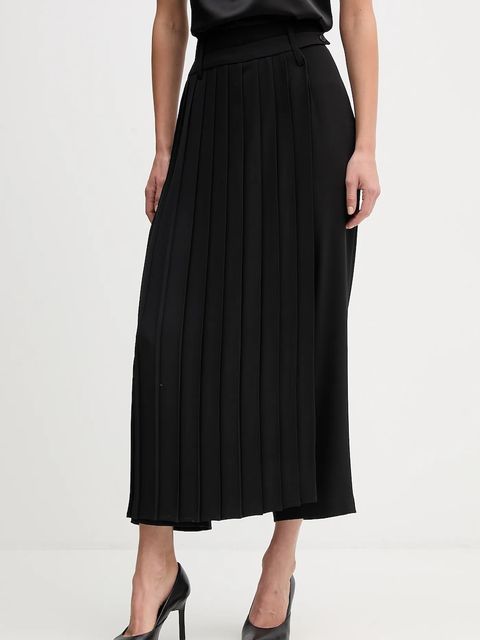 Sandro Ferrone spódnicospodnie damskie kolor czarny proste medium waist S32YBFMOLTO