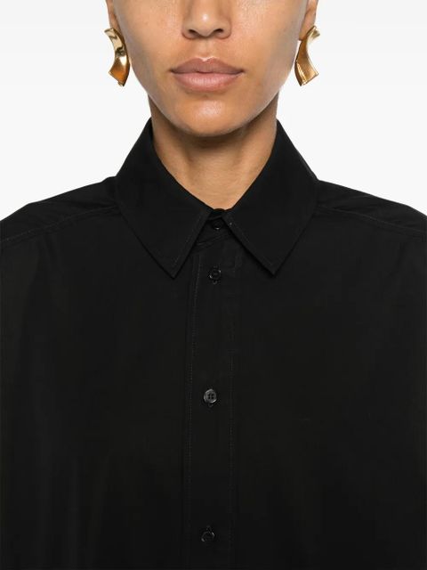 WARDROBE.NYC mini shirt dress - Black