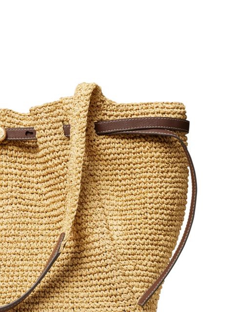 Tory Burch Romy woven tote bag - Neutrals