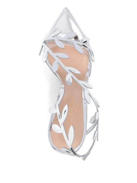 Gianvito Rossi 105mm Flavia sandals - Silver