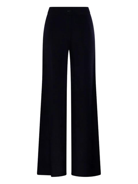 Max Mara flat-front straight trousers - Blue - zdjęcie produktu nr 1